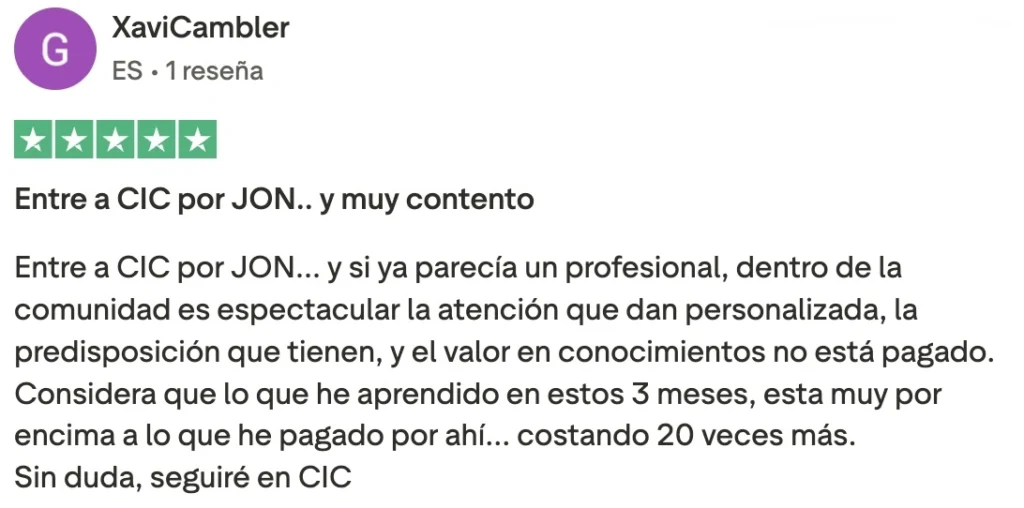 testimonio xavicambler